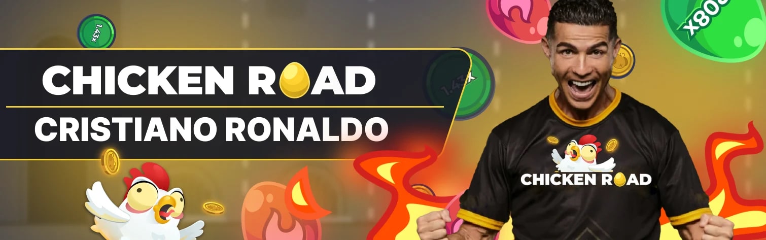 Chicken Road CR7 Banner — Cristiano Ronaldo Casino